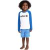 image:imageHurley Boys Baby and Toddler Boys Swim Suit 2piece Outfit SetFountain Blue