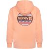 image:imageHurley boys Long Sleeve Hooded Graphic TshirtSunset Glow Heather