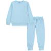 image:imageHurley Baby Soft Basic Cloud Slub Crewneck Sweatshirt and Joggers 2piece Outfit SetBlue Ice