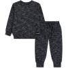 image:imageHurley Baby Soft Basic Cloud Slub Crewneck Sweatshirt and Joggers 2piece Outfit SetCarbon