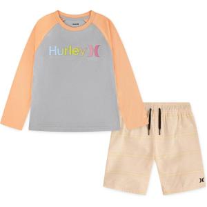 image:imageHurley Boys Baby and Toddler Boys Swim Suit 2piece Outfit SetFaded Mango