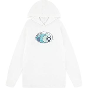 image:imageHurley boys Long Sleeve Hooded Graphic TshirtWhite