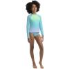 image:imageHurley Girls Twopiece Rashguard Set Big KidAurora Green