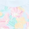 image:imageHurley Girls Twopiece Rashguard Set Big KidBlue IceFloral