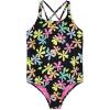image:imageHurley Girls One Piece SwimsuitBlackMulti Floral