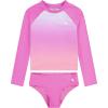 image:imageHurley Girls Twopiece Rashguard Set Big KidChina Rose