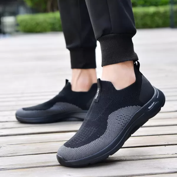 TIOSEBON Men's Lightweight Slip-on Loafers Casual Comfortable Driving Travel Sneakers