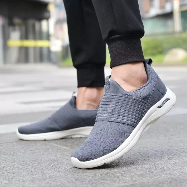 TIOSEBON Men's Lightweight Slip-on Walking Loafer Shoes Loafers Comfortable Tennis Sneakers
