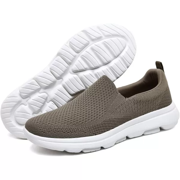 TIOSEBON Men's Mesh Slip On Walking Shoes Loafers-Comfortable Lightweight Work Drving Tennis Shoes