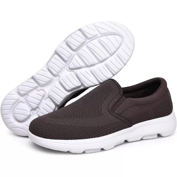 TIOSEBON Men's Mesh Slip On Walking Shoes Loafers-Comfortable Lightweight Work Drving Tennis Shoes