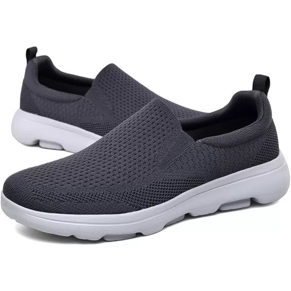 TIOSEBON Men's Mesh Slip On Walking Shoes Loafers-Comfortable Lightweight Work Drving Tennis Shoes