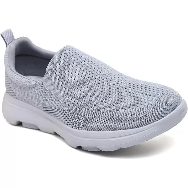 TIOSEBON Men's Mesh Slip On Walking Shoes Loafers-Comfortable Lightweight Work Drving Tennis Shoes