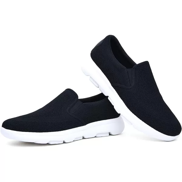 TIOSEBON Men's Mesh Slip On Walking Shoes Loafers-Comfortable Lightweight Work Drving Tennis Shoes