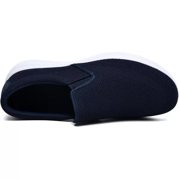 TIOSEBON Men's Mesh Slip On Walking Shoes Loafers-Comfortable Lightweight Work Drving Tennis Shoes