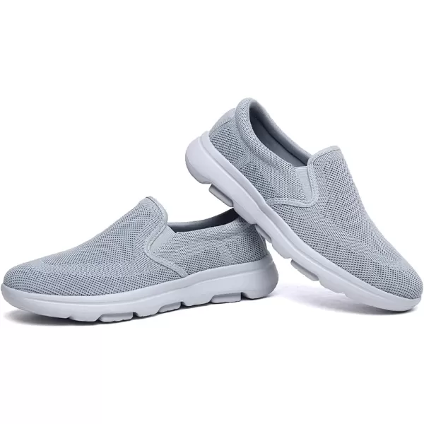 TIOSEBON Men's Mesh Slip On Walking Shoes Loafers-Comfortable Lightweight Work Drving Tennis Shoes
