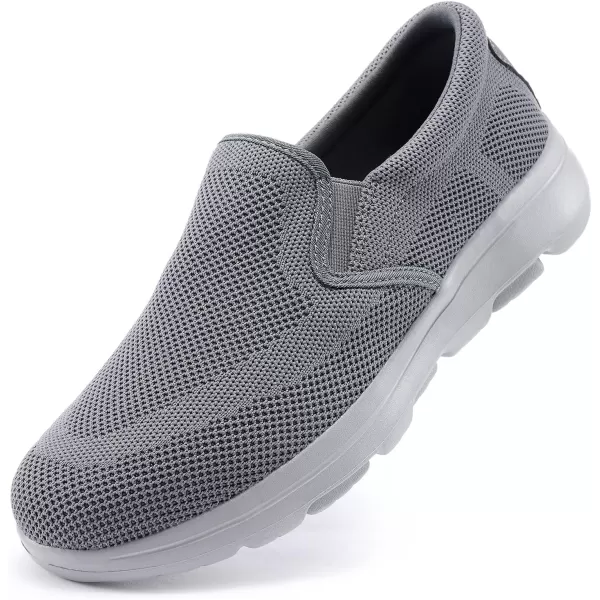 TIOSEBON Men's Mesh Slip On Walking Shoes Loafers-Comfortable Lightweight Work Drving Tennis Shoes