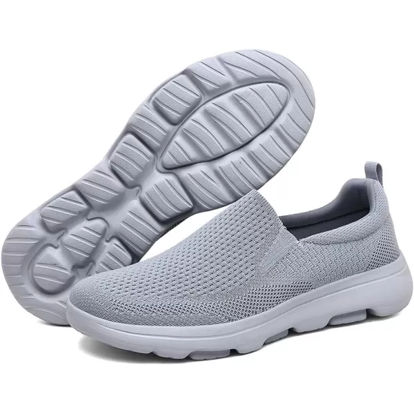 TIOSEBON Men's Mesh Slip On Walking Shoes Loafers-Comfortable Lightweight Work Drving Tennis Shoes