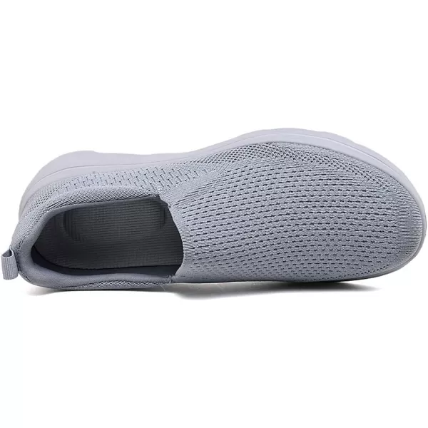 TIOSEBON Men's Mesh Slip On Walking Shoes Loafers-Comfortable Lightweight Work Drving Tennis Shoes