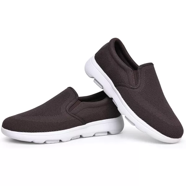 TIOSEBON Men's Mesh Slip On Walking Shoes Loafers-Comfortable Lightweight Work Drving Tennis Shoes