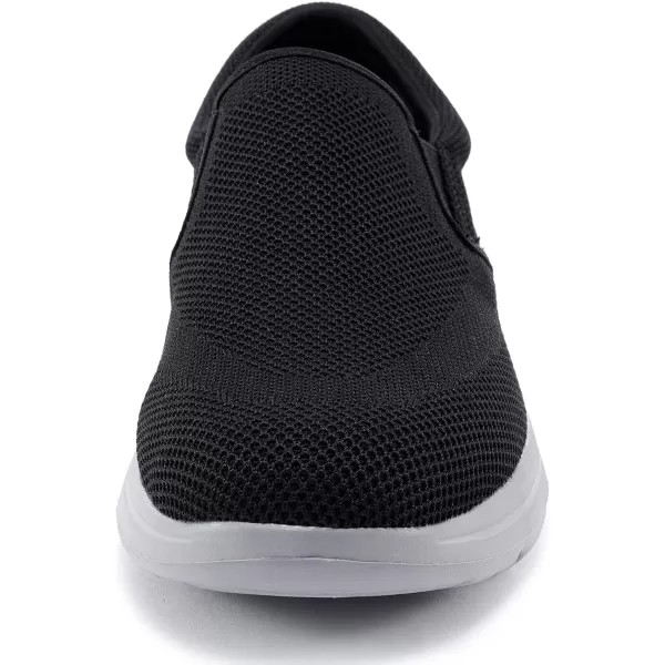TIOSEBON Men's Mesh Slip On Walking Shoes Loafers-Comfortable Lightweight Work Drving Tennis Shoes