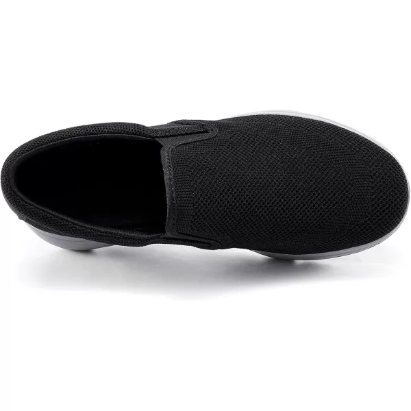 TIOSEBON Men's Mesh Slip On Walking Shoes Loafers-Comfortable Lightweight Work Drving Tennis Shoes