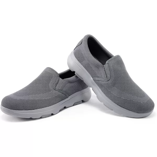 TIOSEBON Men's Mesh Slip On Walking Shoes Loafers-Comfortable Lightweight Work Drving Tennis Shoes