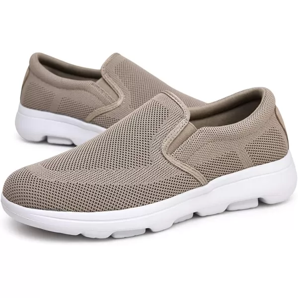 TIOSEBON Men's Mesh Slip On Walking Shoes Loafers-Comfortable Lightweight Work Drving Tennis Shoes