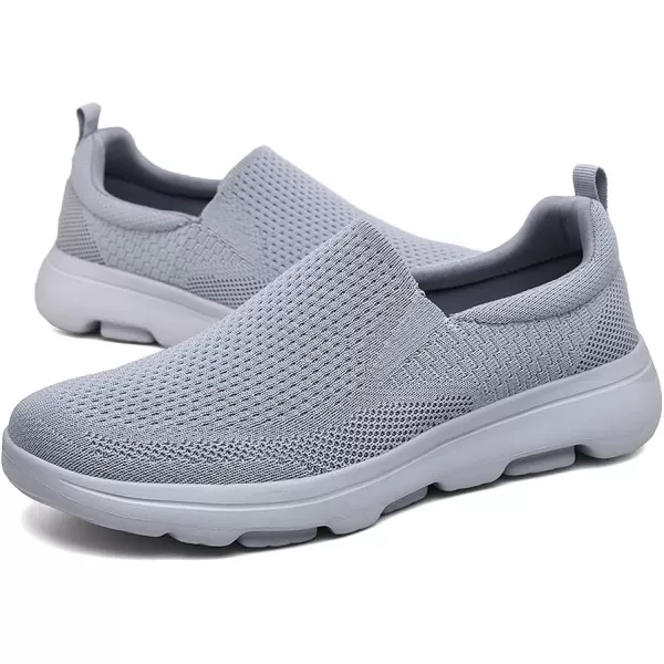 TIOSEBON Men's Mesh Slip On Walking Shoes Loafers-Comfortable Lightweight Work Drving Tennis Shoes
