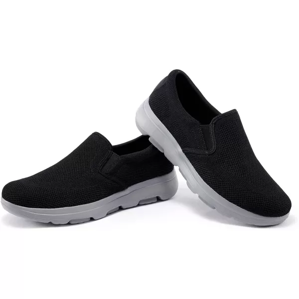 TIOSEBON Men's Mesh Slip On Walking Shoes Loafers-Comfortable Lightweight Work Drving Tennis Shoes