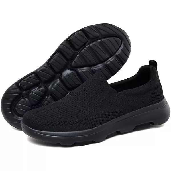TIOSEBON Men's Mesh Slip On Walking Shoes Loafers-Comfortable Lightweight Work Drving Tennis Shoes