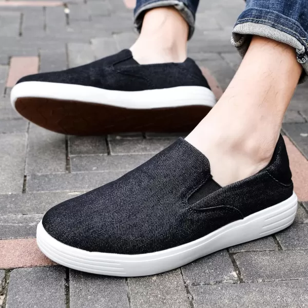 TIOSEBON Men's Mesh Slip on Walking Shoes-Comfortable Work Drving Tennis Loafer Sneaker