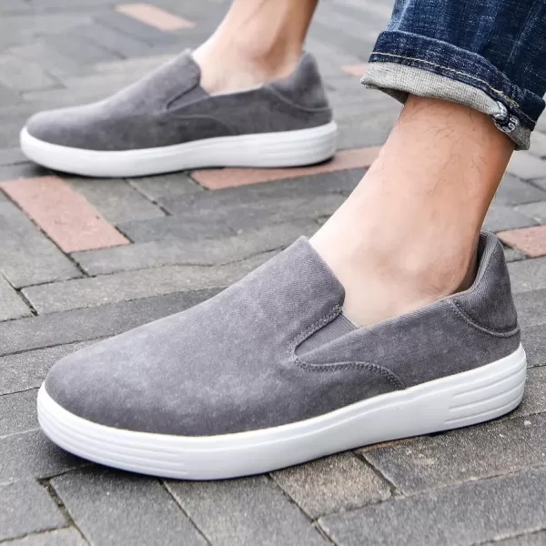 TIOSEBON Men's Mesh Slip on Walking Shoes-Comfortable Work Drving Tennis Loafer Sneaker