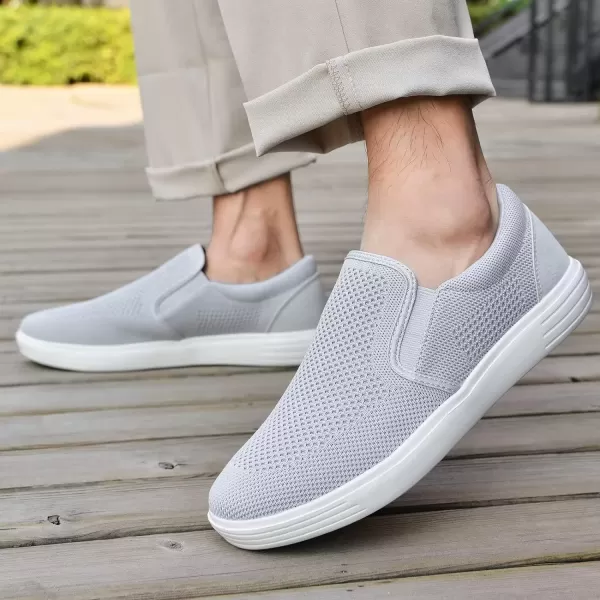 TIOSEBON Men's Mesh Slip on Walking Shoes-Comfortable Work Drving Tennis Loafer Sneaker