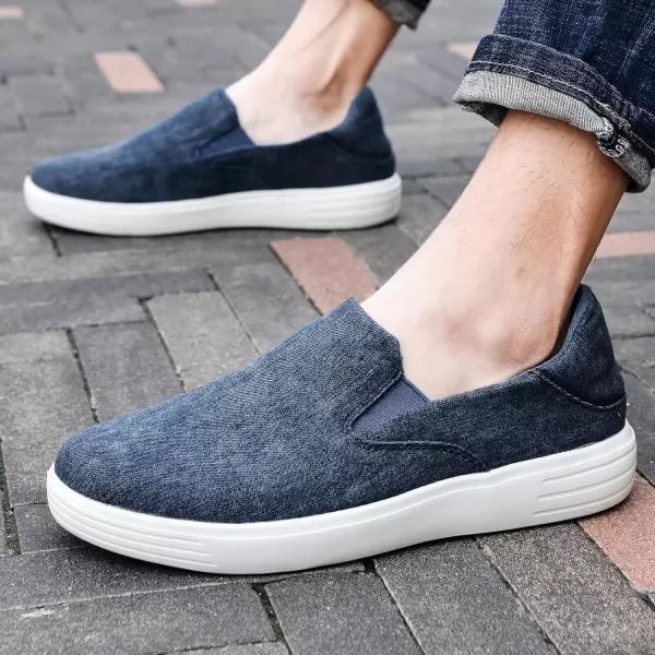 TIOSEBON Men's Mesh Slip on Walking Shoes-Comfortable Work Drving Tennis Loafer Sneaker