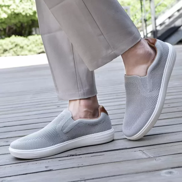 TIOSEBON Men's Mesh Slip on Walking Shoes-Comfortable Work Drving Tennis Loafer Sneaker