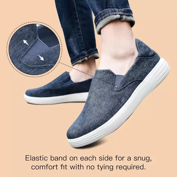 TIOSEBON Men's Mesh Slip on Walking Shoes-Comfortable Work Drving Tennis Loafer Sneaker