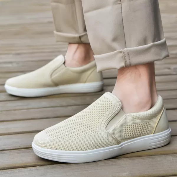 TIOSEBON Men's Mesh Slip on Walking Shoes-Comfortable Work Drving Tennis Loafer Sneaker
