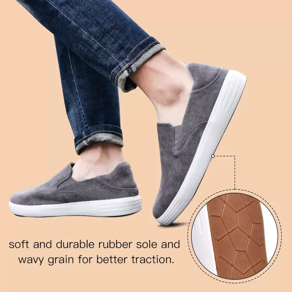 TIOSEBON Men's Mesh Slip on Walking Shoes-Comfortable Work Drving Tennis Loafer Sneaker