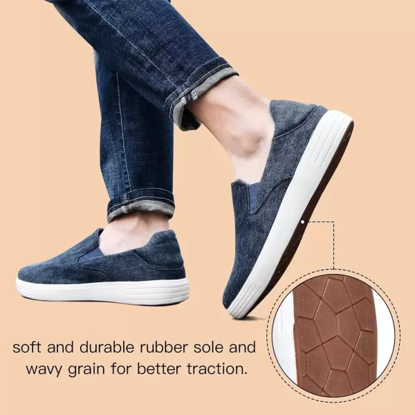 TIOSEBON Men's Mesh Slip on Walking Shoes-Comfortable Work Drving Tennis Loafer Sneaker