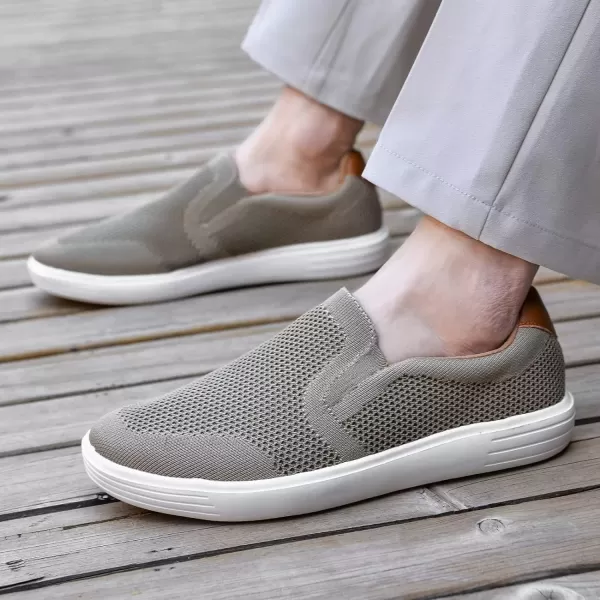 TIOSEBON Men's Mesh Slip on Walking Shoes-Comfortable Work Drving Tennis Loafer Sneaker