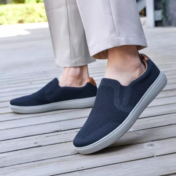 TIOSEBON Men's Mesh Slip on Walking Shoes-Comfortable Work Drving Tennis Loafer Sneaker