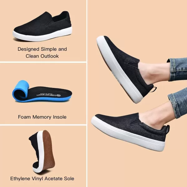 TIOSEBON Men's Mesh Slip on Walking Shoes-Comfortable Work Drving Tennis Loafer Sneaker