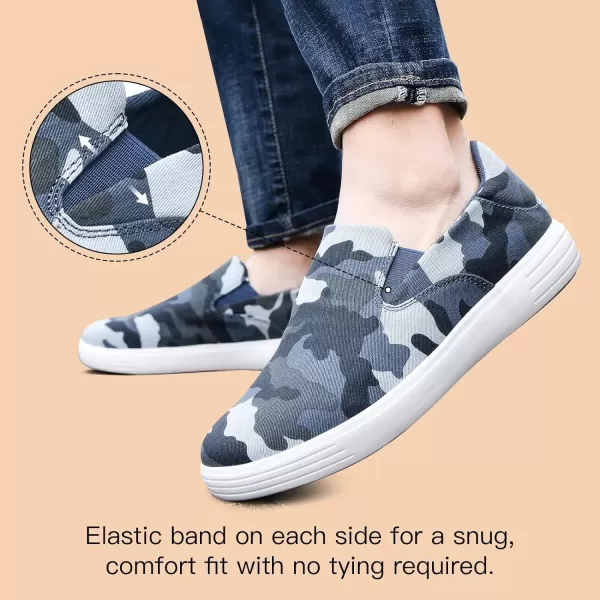 TIOSEBON Men's Mesh Slip on Walking Shoes-Comfortable Work Drving Tennis Loafer Sneaker