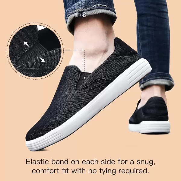 TIOSEBON Men's Mesh Slip on Walking Shoes-Comfortable Work Drving Tennis Loafer Sneaker