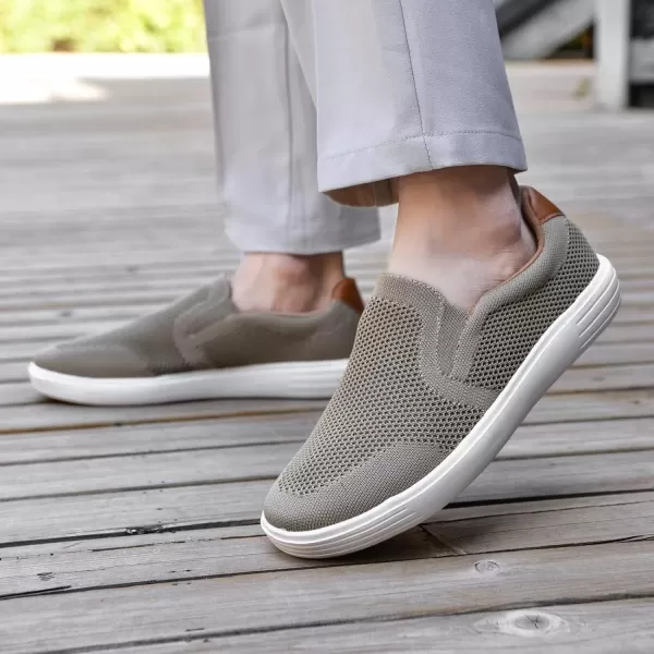 TIOSEBON Men's Mesh Slip on Walking Shoes-Comfortable Work Drving Tennis Loafer Sneaker