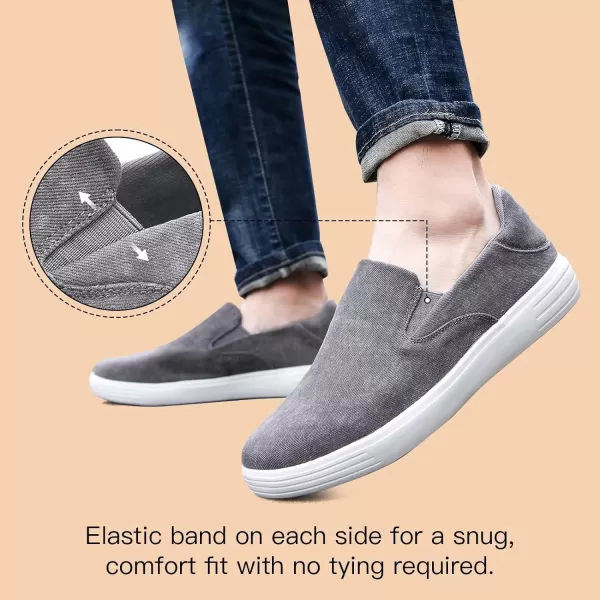 TIOSEBON Men's Mesh Slip on Walking Shoes-Comfortable Work Drving Tennis Loafer Sneaker
