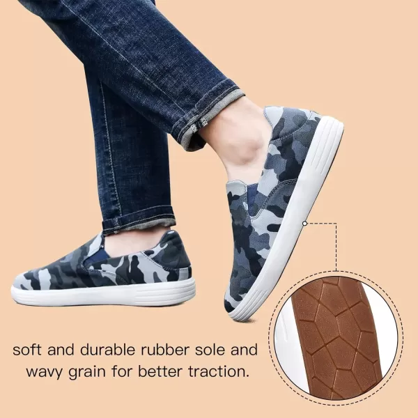 TIOSEBON Men's Mesh Slip on Walking Shoes-Comfortable Work Drving Tennis Loafer Sneaker