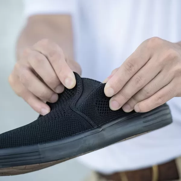 TIOSEBON Men's Mesh Slip on Walking Shoes-Comfortable Work Drving Tennis Loafer Sneaker