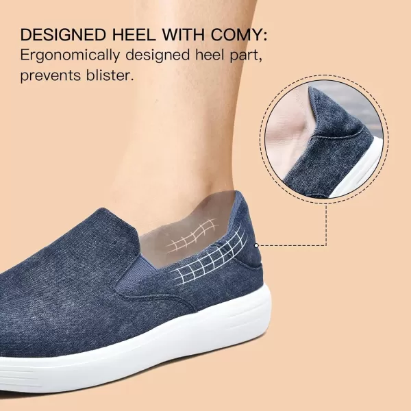 TIOSEBON Men's Mesh Slip on Walking Shoes-Comfortable Work Drving Tennis Loafer Sneaker