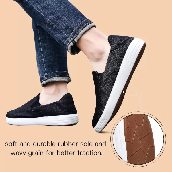 TIOSEBON Men's Mesh Slip on Walking Shoes-Comfortable Work Drving Tennis Loafer Sneaker